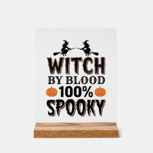Hexen-DNA-Design Gruseliger Halloween-Humor_1 Acrylschild