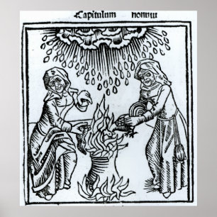 Hexen Einen Zauber machen, 1489 Poster