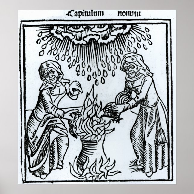 Hexen Einen Zauber machen, 1489 Poster (Vorne)