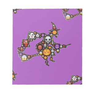 Hexen-Emoji Notizblock