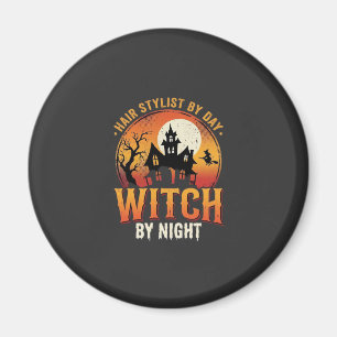 Hexen-Friseur Halloween Vintage Design_1 Magnet