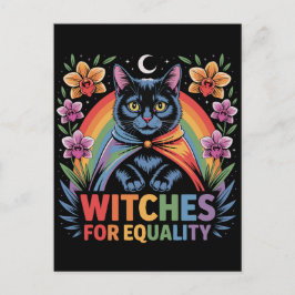 Hexen Für Gleichberechtigung Feministin Postkarte
