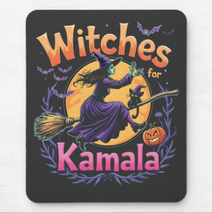 Hexen für Kamala Childless Cat Halloween Mousepad