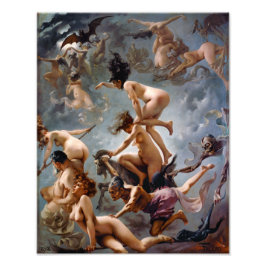 Hexen gehen zu ihrem Sabbat | Falero | Fotodruck