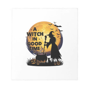 Hexen-Gute-Zeit-Halloween-Mond-Kessel_1 Notizblock