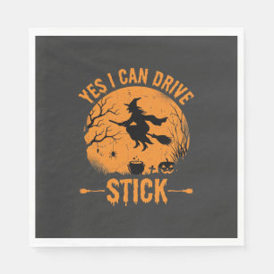 Hexen Halloween Aufkleber Grafik_1 Serviette