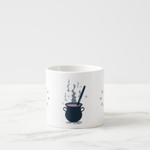 Hexen-Halloween-Kessel-Magie Espressotasse
