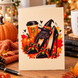Hexen Halloween Schuhe & Kürbismagie – Gothic Au Karte