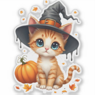 Hexen-Kitty  Aufkleber