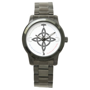 Hexen knoten das Nennen der Uhr 4 Eckenmänner