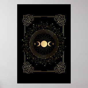 Hexen Lunar-Sonnenfinsternis Poster