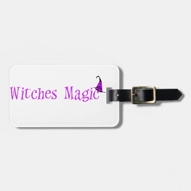 Hexen Magic Hat Gepäckanhänger (Vorderseite horizontal)
