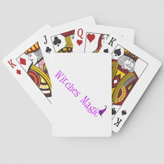 Hexen Magic Hat Spielkarten (Rückseite)