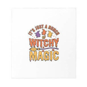 Hexen-Magie-Halloween-Typografie-Design_1 Notizblock