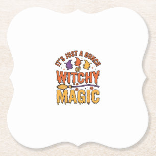 Hexen-Magie-Halloween-Typografie-Design_1 Untersetzer
