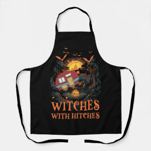 Hexen mit Hitches Halloween Hexen Camping Lov Schürze
