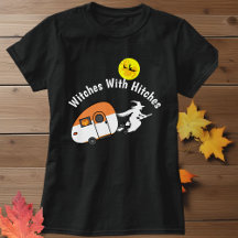 Hexen mit Hitches Halloween Silhouette Camper