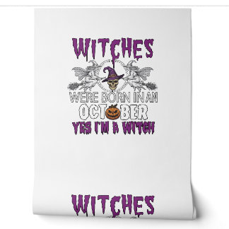 Hexen Oktober Halloween Totenkopf Hexenhut Kürbis_ Tapete
