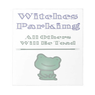 Hexen Parken Notizblock