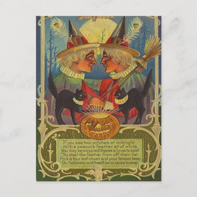 Hexen Postkarte (Vorderseite)