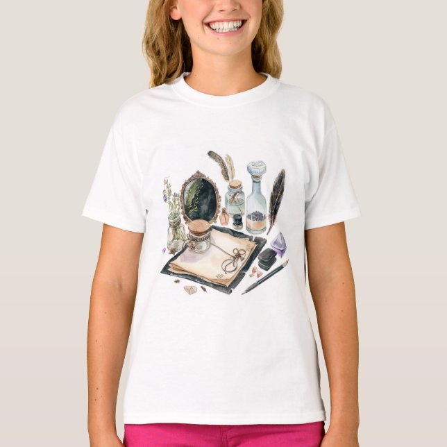 Hexen-Reisekit - packen Sie Ihre Magie & Go T-Shirt (Vorderseite)