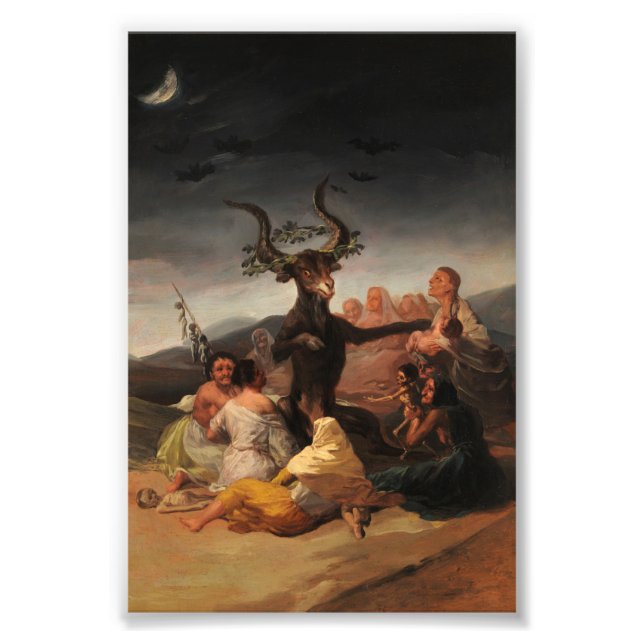 Hexen' Sabbat von Francisco de Goya Fotodruck (Vorne)