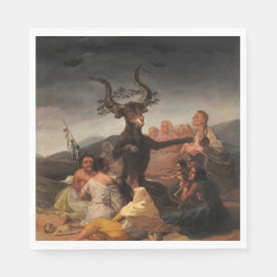 Hexen' Sabbat von Francisco de Goya Serviette