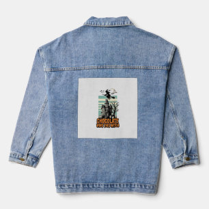 Hexen-Schokoladen-Shirt Süße Halloween-Leckerei-De Jeansjacke