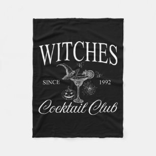 Hexen Schwanz Club Halloween Martini Bachelorette Fleecedecke