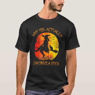 Hexen-Schwarze Katze Warum Ja Eigentlich Kann Ich T-Shirt