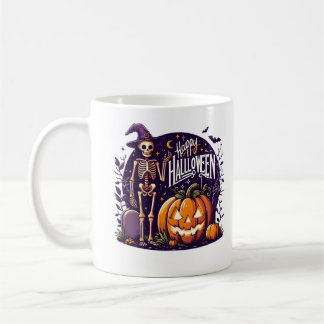 Hexen-Skeletts Nacht Kaffeetasse