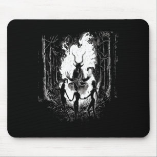 Hexen tanzen mit Baphomet okkultistischen Hexen go Mousepad