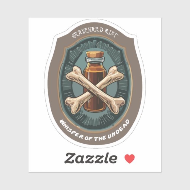 Hexen-Tränke-Siegel Aufkleber (Blatt)