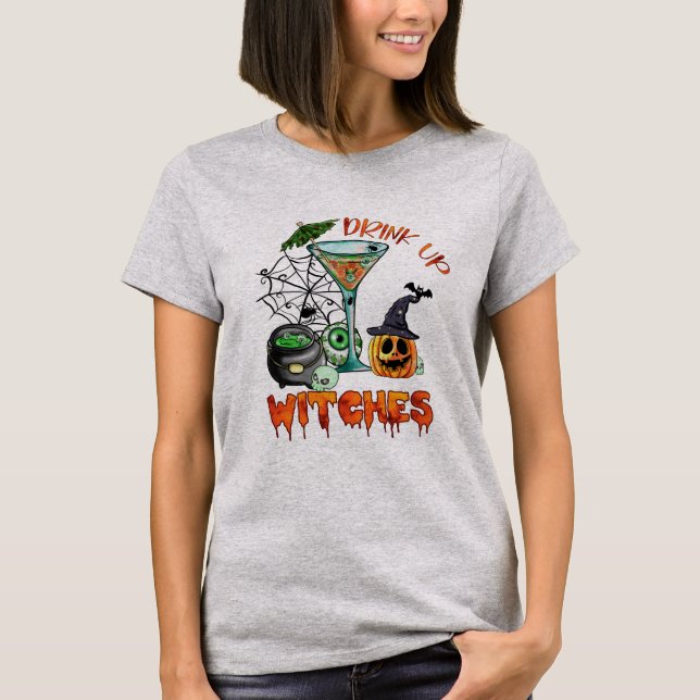 Hexen trinken für halloween trank magie T-Shirt (Vorderseite)
