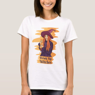 Hexen trinken - Halloween T-Shirt