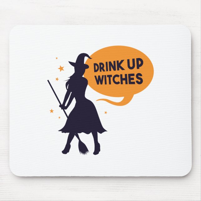 Hexen trinken mousepad (Vorne)