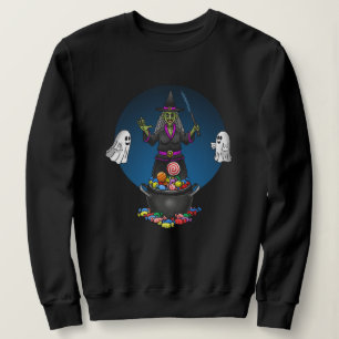 Hexen und Geister Trick-or-Treat Halloween-Party Sweatshirt