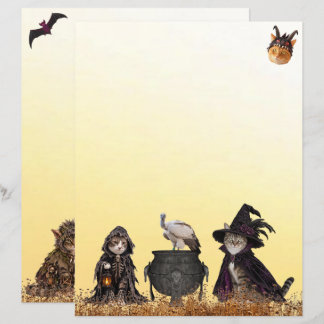 Hexen und Kobolde Kitty Katzen Halloween