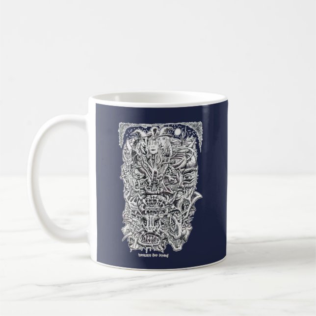 Hexen und Teufel Kaffeetasse (Links)