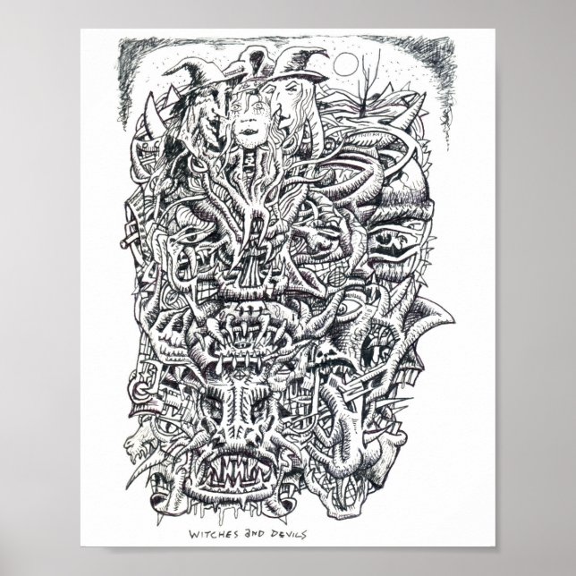Hexen und Teufel Poster (Vorne)