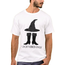 Hexen-Vibes Only Shirt - Minimalistischer Hexenhut
