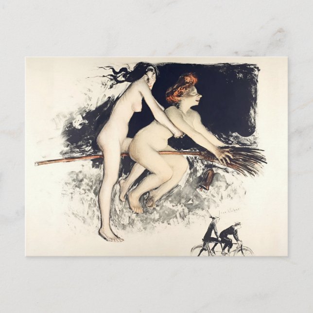 Hexen von Jean Veber 1900 Postkarte (Vorderseite)