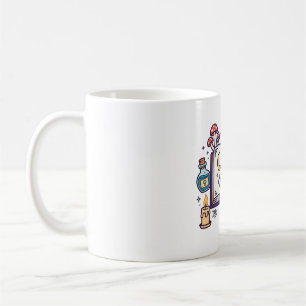 Hexen-Zauberbuch-Potion Halloween-Kunst Kaffeetasse