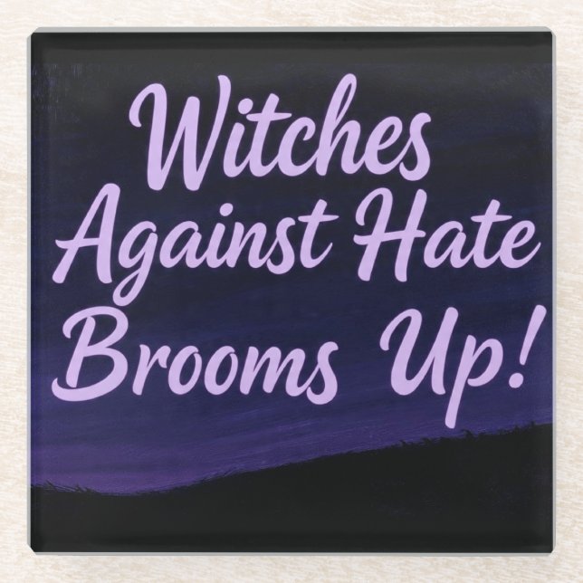 HexenAgainstHate Glasuntersetzer (Vorderseite)
