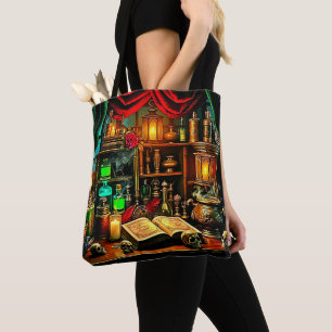 Hexenaltar Mystische Nachtbrau-Design Tasche
