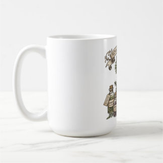Hexenapotheke Vintage-Kräutermörser Küchen-Dekor Kaffeetasse