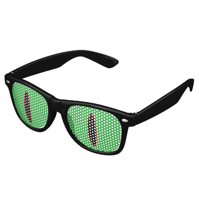 Hexenaugen Halloween-Shades / Fun-Party-Sonnenbril Partybrille (Schrägansicht)