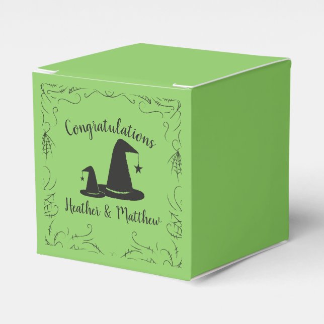 HexenBaby-Dusche Halloween Geschenkschachtel (Vorderseite)