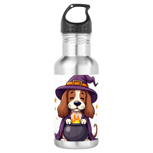 Hexenbasset-Bräu Edelstahlflasche (Vorderseite)