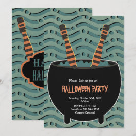 Hexenbeine Halloween Einladung